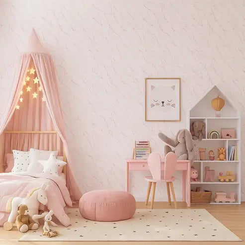 Marblesque Marble Wallpaper Rose